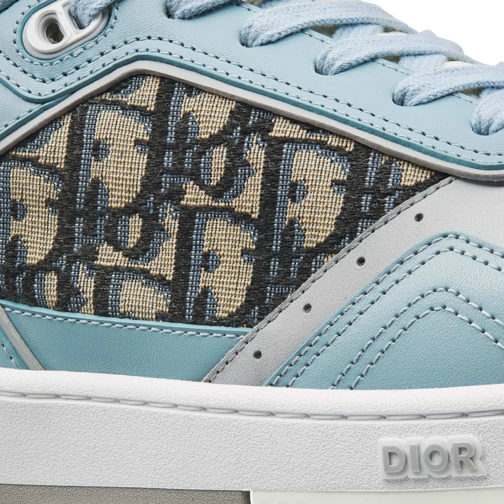 Dior B27 Oblique Light Blue White Low-Top Sneaker