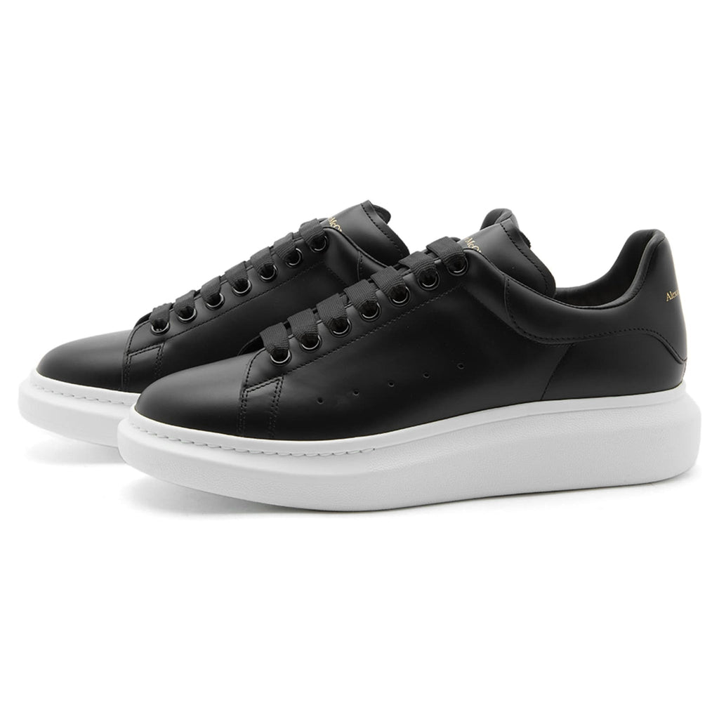 Alexander Mcqueen Raised Sole Black Sneaker - Women's