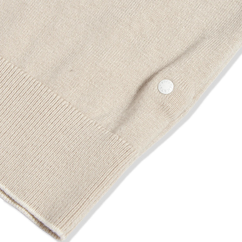 Peckham Rye Ocean Textured Knit Peyote Polo Shirt