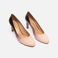 Salvatore Ferragamo Pink Patent Ombre Pumps