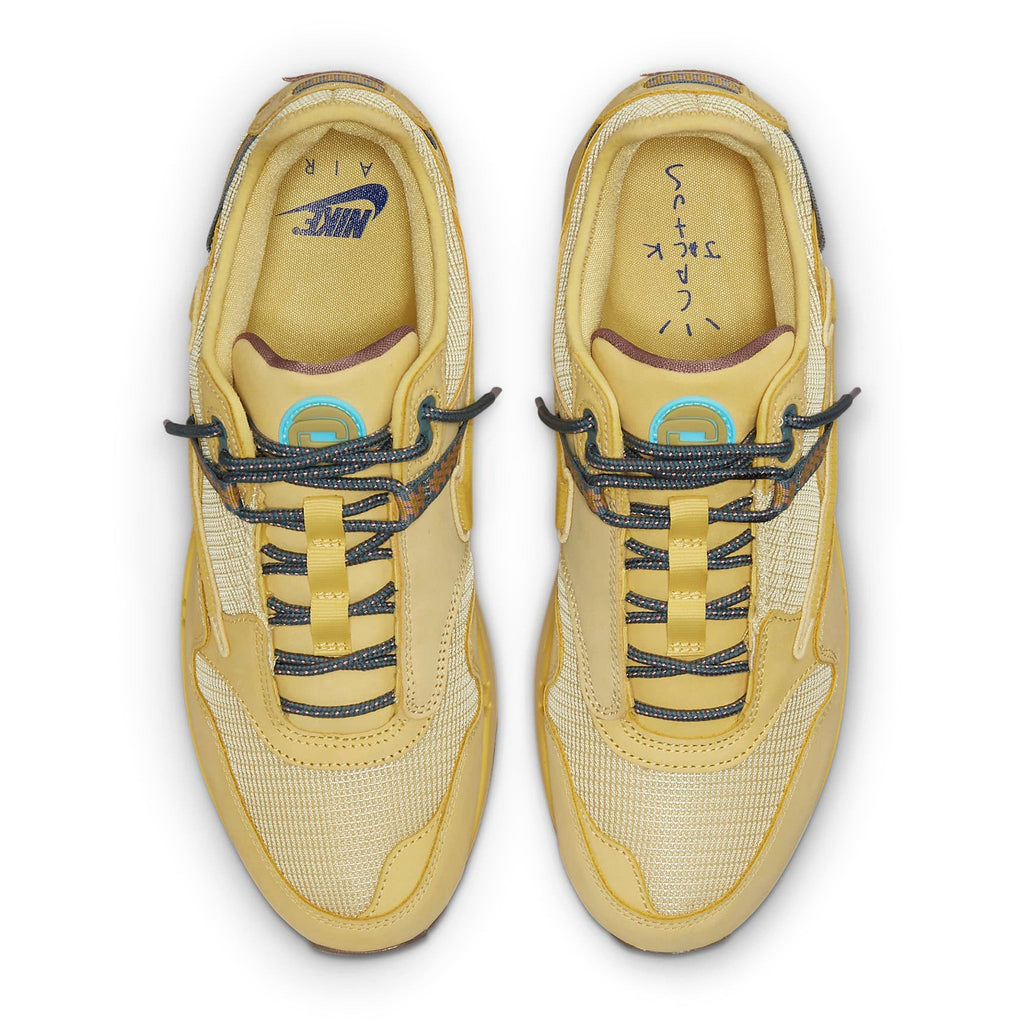 Travis Scott x Nike Air Max 1 Saturn Gold Sneakers - Yellow