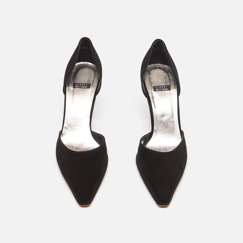 Stuart Weitzman Black D'Orsay Pump