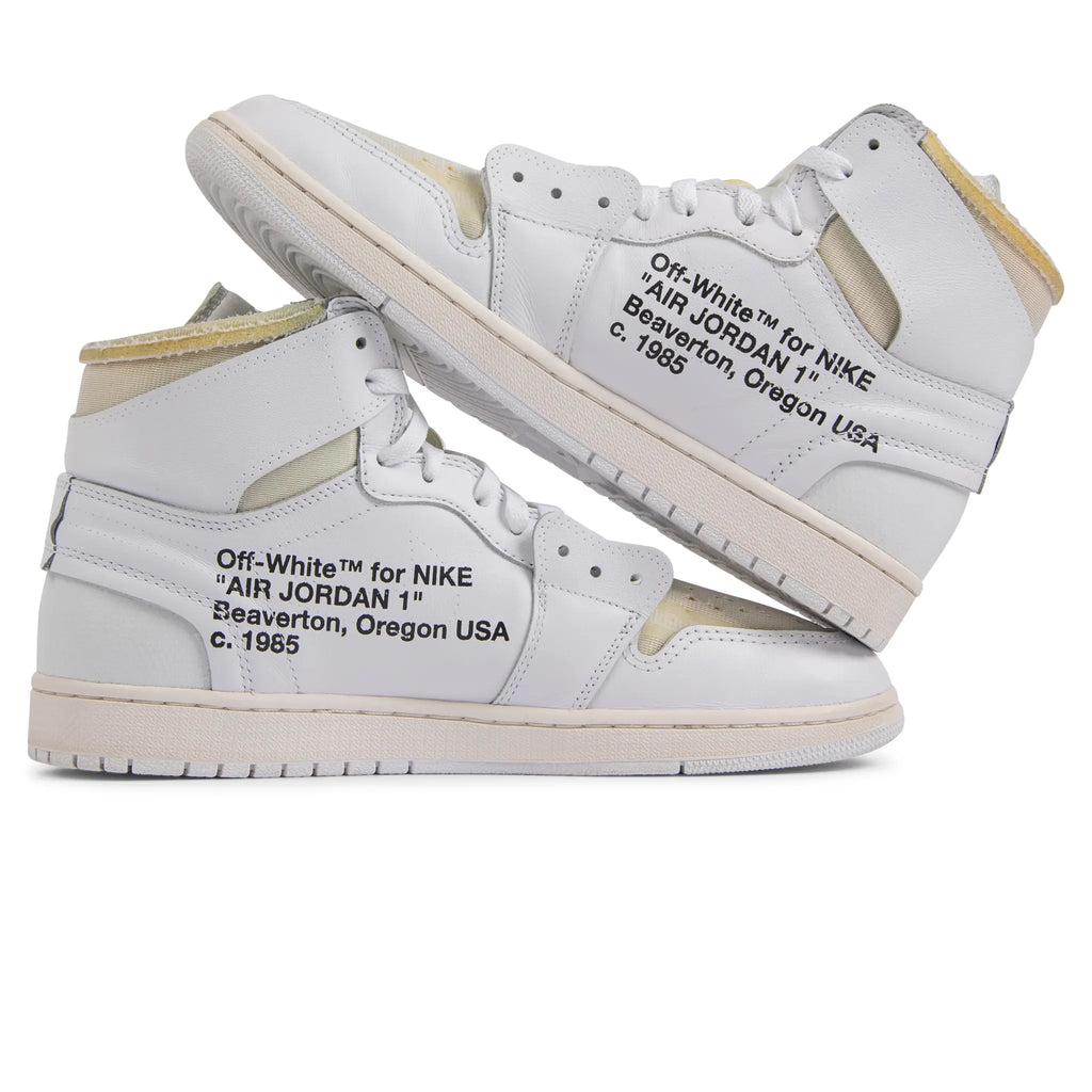 Preloved - Off-White x Air Jordan 1 Retro High OG White Sneakers