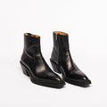 Alexander Wang Black Leather Square-Toe Boots