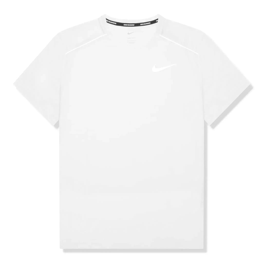 Nike Dri-FIT 1.0 White Miler Running T-Shirt