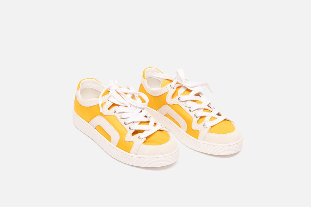 Pierre Hardy Yellow Nylon Sneaker