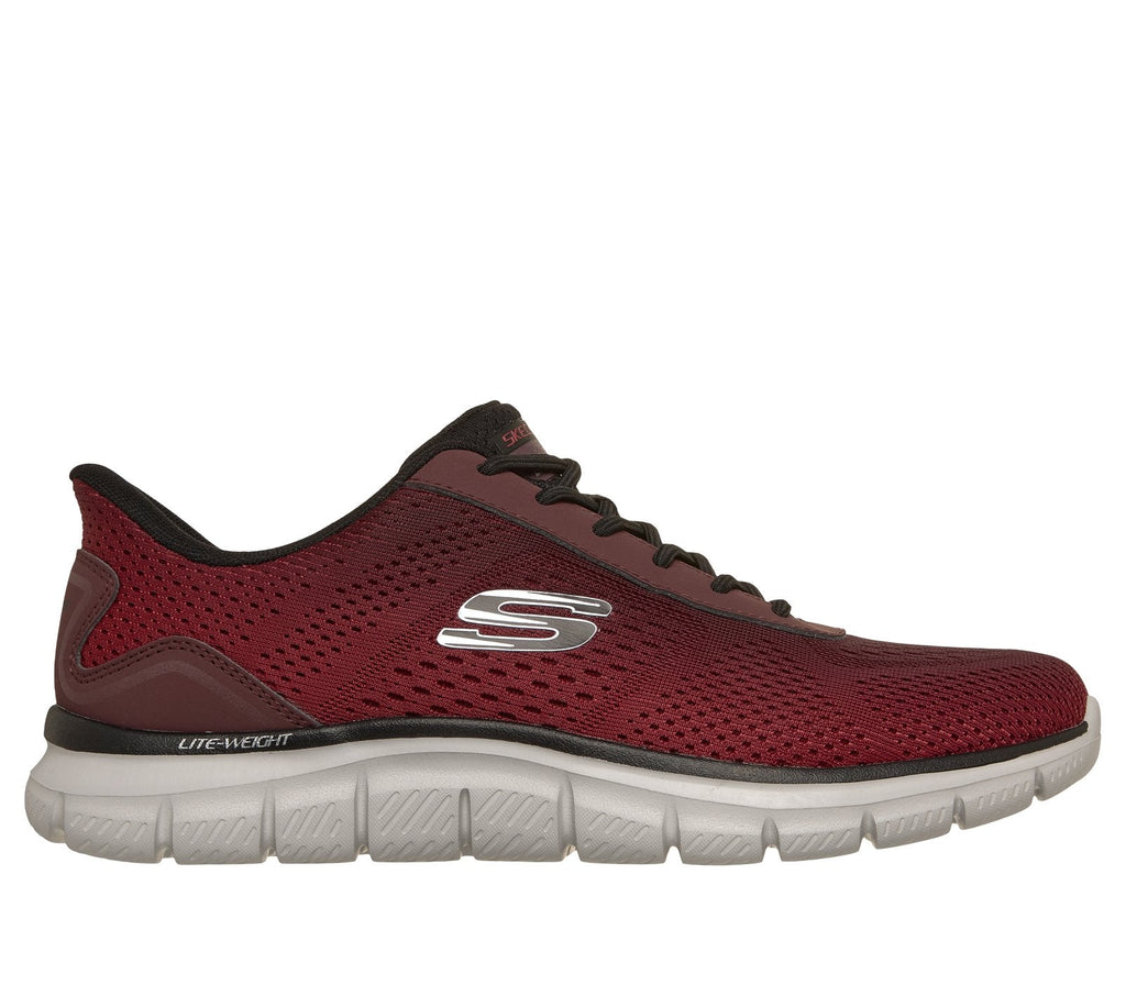 Skechers Slip-ins: Track - Revno, RED / BLACK