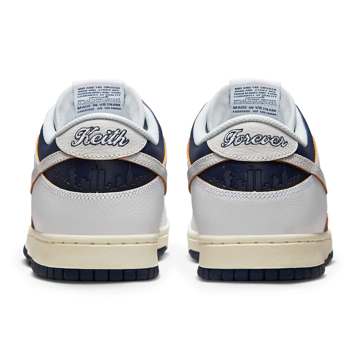 Nike x HUF SB Dunk Low New York City Sneakers - White